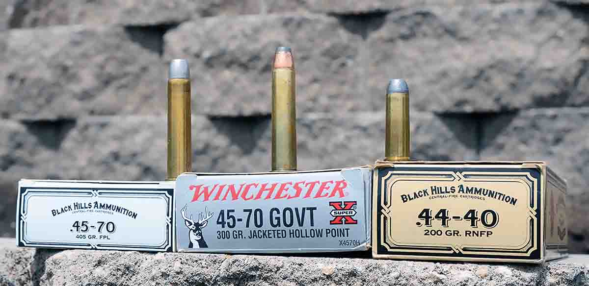 Today, .45-70 and .44-40 factory ammunition is still commonly available, proving its continued popularity for 150 years.